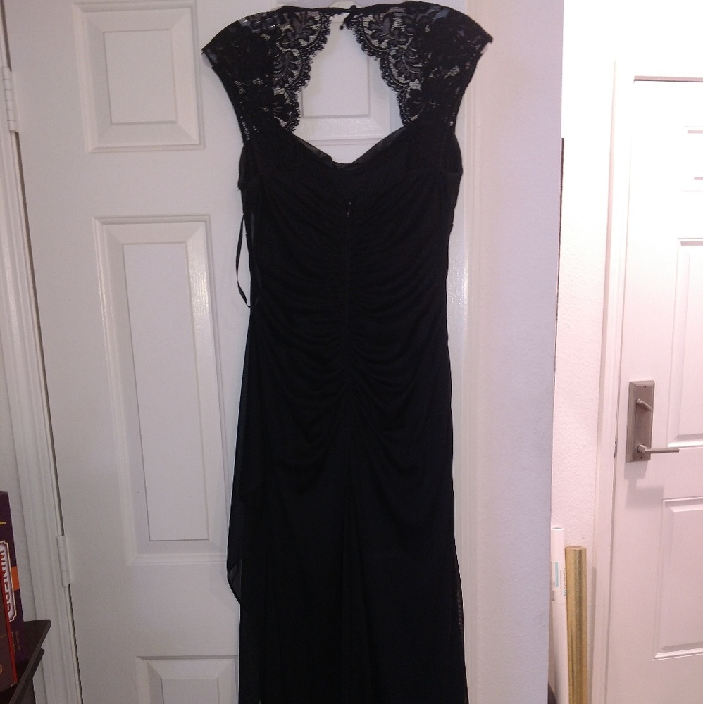 David's bridal dress black size 8